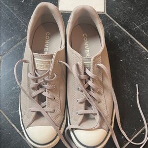 NWT Converse Classic Beige Sneakers